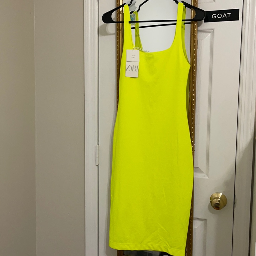 Brand new ZARA summer neon dress